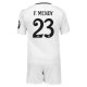 Real Madrid CF F.Mendy 23 Lasten Kotipelipaita 2024-25 Jalkapallo Pelipaidat Peliasut