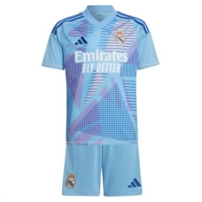 Real Madrid CF Kids Maalivahdin Lasten Kotipelipaita 2024-25 Jalkapallo Pelipaidat Peliasut