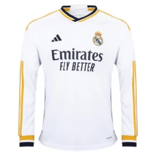 Real Madrid CF Kotipelipaita 2023-24 Jalkapallo Pelipaidat Peliasut(L/S)