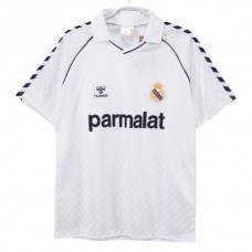 Real Madrid CF Kotipelipaita Retro 1986-87 Jalkapallo Pelipaidat Peliasut