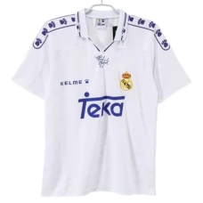 Real Madrid CF Kotipelipaita Retro 1994-96 Jalkapallo Pelipaidat Peliasut