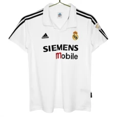 Real Madrid CF Kotipelipaita Retro 2002-03 Jalkapallo Pelipaidat Peliasut