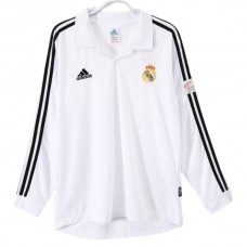 Real Madrid CF Kotipelipaita Retro 2002-03 Jalkapallo Pelipaidat Peliasut(L/S)