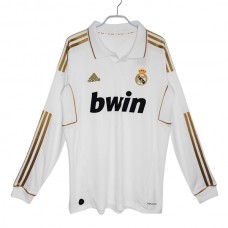 Real Madrid CF Kotipelipaita Retro 2011-12 Jalkapallo Pelipaidat Peliasut(L/S)