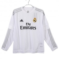 Real Madrid CF Kotipelipaita Retro 2015-16 Jalkapallo Pelipaidat Peliasut(L/S)