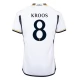 Real Madrid CF Kroos 8 Kotipelipaita 2023-24 Jalkapallo Pelipaidat Peliasut