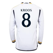 Real Madrid CF Kroos 8 Kotipelipaita 2023-24 Jalkapallo Pelipaidat Peliasut(L/S)
