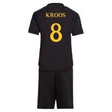 Real Madrid CF Kroos 8 Lasten Kolmas Pelipaita 2023-24 Jalkapallo Pelipaidat Peliasut
