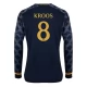 Real Madrid CF Kroos 8 Vieraspelipaita 2023-24 Jalkapallo Pelipaidat Peliasut(L/S)