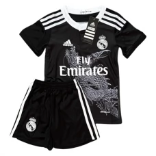 Real Madrid CF Lasten Kolmas Pelipaita Retro 2014-15 Jalkapallo Pelipaidat Peliasut