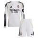 Real Madrid CF Lasten Kotipelipaita 2025-26 Jalkapallo Pelipaidat Peliasut(L/S)