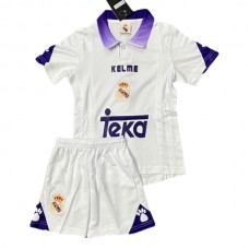 Real Madrid CF Lasten Kotipelipaita Retro 1997-98 Jalkapallo Pelipaidat Peliasut