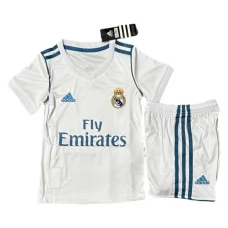 Real Madrid CF Lasten Kotipelipaita Retro 2017-18 Jalkapallo Pelipaidat Peliasut