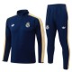 Real Madrid CF Lasten Tracksuit 2026-27 - 1-4 Zip Sininen
