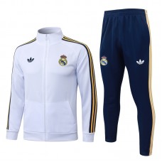 Real Madrid CF Lasten Tracksuit(Takki+Housut) 2026-27 - Valkoinen