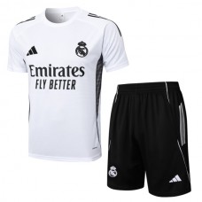Real Madrid CF Lasten Treenipaita Suits 2025-26 - Shorts Valkoinen