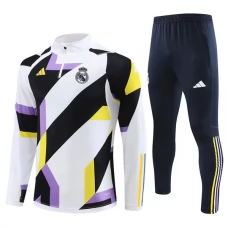 Real Madrid CF Lasten Verryttelypuku 2023-24 - 1-4 Zip Musta Violetti
