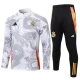 Real Madrid CF Lasten Verryttelypuku 2024-25 - 1-4 Zip Dragon Valkoinen