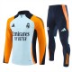Real Madrid CF Lasten Verryttelypuku 2024-25 - 1-4 Zip Oranssi