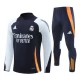 Real Madrid CF Lasten Verryttelypuku 2024-25 - 1-4 Zip Sininen