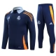 Real Madrid CF Lasten Verryttelypuku 2024-25 - 1-4 Zip Sininen