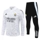 Real Madrid CF Lasten Verryttelypuku 2024-25 - 1-4 Zip Valkoinen