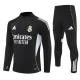 Real Madrid CF Lasten Verryttelypuku 2025-26 - 1-4 Zip Musta
