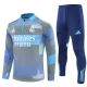 Real Madrid CF Lasten Verryttelypuku 2025-26 - 1-4 Zip Sininen