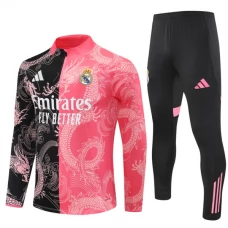 Real Madrid CF Lasten Verryttelypuku 2025-26 - 1-4 Zip Vaaleanpunainen