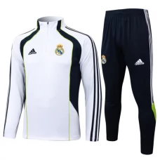 Real Madrid CF Lasten Verryttelypuku 2025-26 - 1-4 Zip Valkoinen