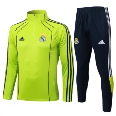 Real Madrid CF Lasten Verryttelypuku 2025-26 - 1-4 Zip Vihreä