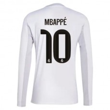 Real Madrid CF Mbappé 10 Kotipelipaita 2025-26 Jalkapallo Pelipaidat Peliasut(L/S)