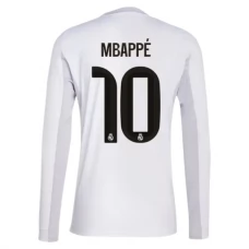 Real Madrid CF Mbappé 10 Kotipelipaita 2025-26 Jalkapallo Pelipaidat Peliasut(L/S)