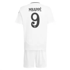 Real Madrid CF Mbappé 9 Lasten Kotipelipaita 2024-25 Jalkapallo Pelipaidat Peliasut