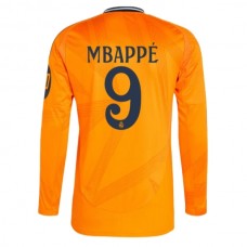 Real Madrid CF Mbappé 9 Vieraspelipaita 2024-25 Jalkapallo Pelipaidat Peliasut(L/S)