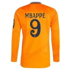 Real Madrid CF Mbappé 9 Vieraspelipaita 2024-25 Jalkapallo Pelipaidat Peliasut(L/S)
