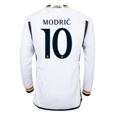 Real Madrid CF Modrić 10 Kotipelipaita 2023-24 Jalkapallo Pelipaidat Peliasut(L/S)