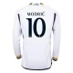 Real Madrid CF Modrić 10 Kotipelipaita 2023-24 Jalkapallo Pelipaidat Peliasut(L/S)
