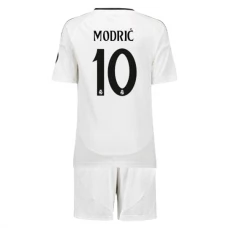 Real Madrid CF Modrić 10 Lasten Kotipelipaita 2024-25 Jalkapallo Pelipaidat Peliasut