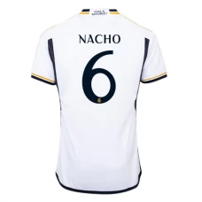 Real Madrid CF Nacho 6 Kotipelipaita 2023-24 Jalkapallo Pelipaidat Peliasut