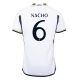 Real Madrid CF Nacho 6 Kotipelipaita 2023-24 Jalkapallo Pelipaidat Peliasut