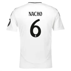 Real Madrid CF Nacho 6 Kotipelipaita 2024-25 Jalkapallo Pelipaidat Peliasut