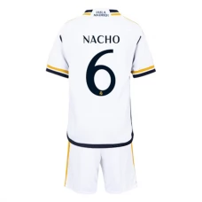 Real Madrid CF Nacho 6 Lasten Kotipelipaita 2023-24 Jalkapallo Pelipaidat Peliasut