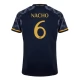 Real Madrid CF Nacho 6 Vieraspelipaita 2023-24 Jalkapallo Pelipaidat Peliasut