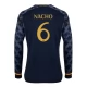 Real Madrid CF Nacho 6 Vieraspelipaita 2023-24 Jalkapallo Pelipaidat Peliasut(L/S)