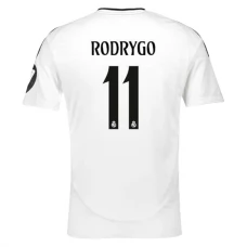 Real Madrid CF Rodrygo 11 Kotipelipaita 2024-25 Jalkapallo Pelipaidat Peliasut