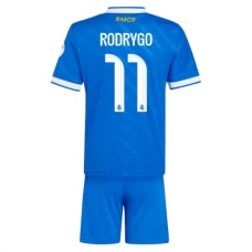 Real Madrid CF Rodrygo 11 Lasten Kolmas Pelipaita 2025-26 Jalkapallo Pelipaidat Peliasut