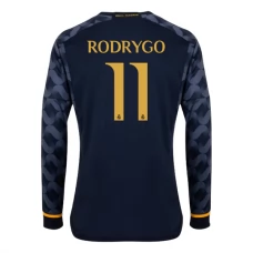 Real Madrid CF Rodrygo 11 Vieraspelipaita 2023-24 Jalkapallo Pelipaidat Peliasut(L/S)