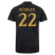 Real Madrid CF Rüdiger 22 Kolmas Pelipaita 2023-24 Jalkapallo Pelipaidat Peliasut