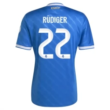 Real Madrid CF Rüdiger 22 Kolmas Pelipaita 2025-26 Jalkapallo Pelipaidat Peliasut